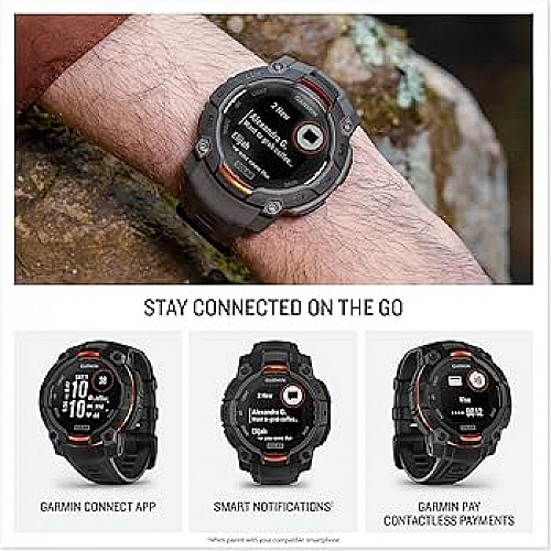 Умные часы Garmin Instinct 3 Solar 45 мм (черный)