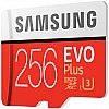 Карта памяти Samsung EVO Plus microSDXC 256GB + SD адаптер