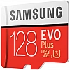 Карта памяти Samsung EVO Plus microSDXC 128GB + SD адаптер
