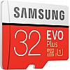Карта памяти Samsung EVO Plus microSDXC 32GB + SD адаптер