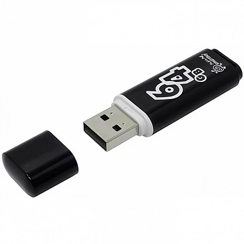 USB флешка Xiaomi Smartbuy Glossy series 64GB Black