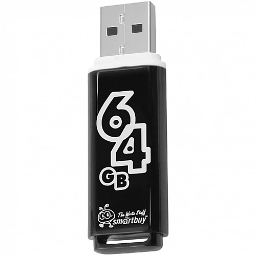 USB флешка Xiaomi Smartbuy Glossy series 64GB Black