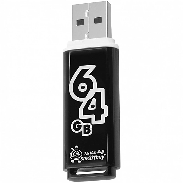 USB флешка Xiaomi Smartbuy Glossy series 64GB Black
