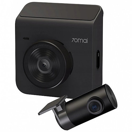 Видеорегистратор Xiaomi 70Mai Dash Cam A400-1 Black с камерой заднего вида