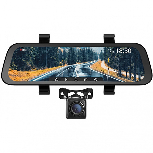 Зеркало видеорегистратор 70mai Rearview Dash Cam Wide Set (D07) + камера заднего вида Night Vision Midrive RC05