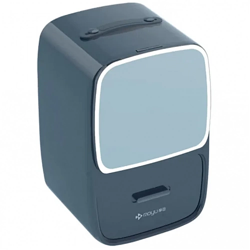 Мини-холодильник для косметики Xiaomi MOYU Magic mirror 220V 18.8L (HL-02M) Blue
