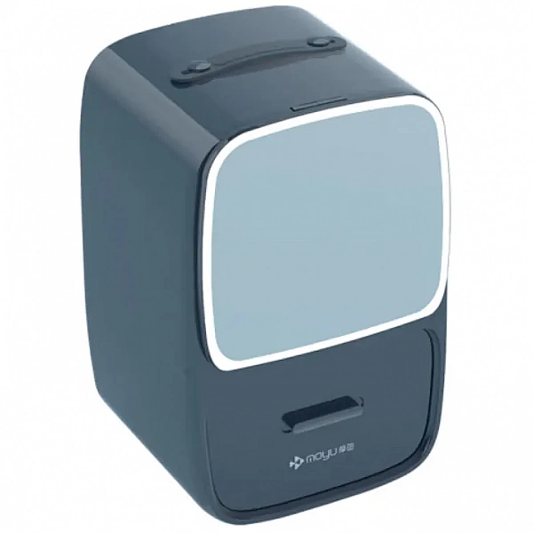 Мини-холодильник для косметики Xiaomi MOYU Magic mirror 220V 18.8L (HL-02M) Blue