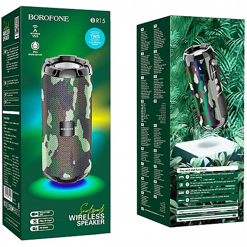 Колонка Bluetooth Borofone BR15 Камуфляж