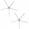 Боковая щетка для пылесоса Roborock S5,S6,S7,E4,E5,Q7 (SDBS03RR) (2шт) White
