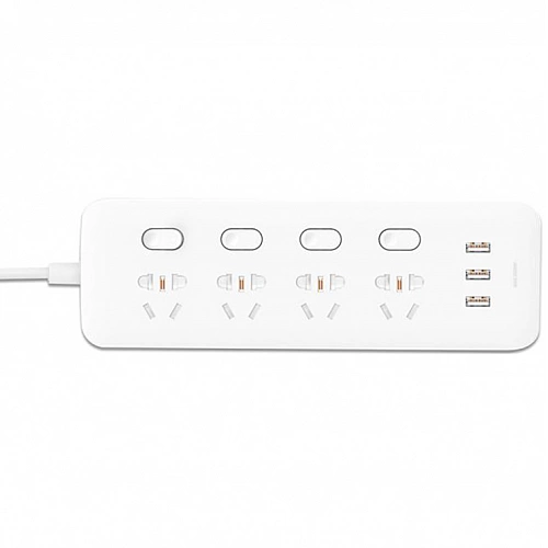 Сетевой фильтр Xiaomi Mi Power Strip 4 Sockets / 3 USB (MJSWSKCXB-01QM)