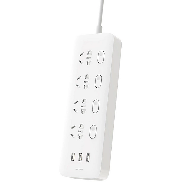 Сетевой фильтр Xiaomi Mi Power Strip 4 Sockets / 3 USB (MJSWSKCXB-01QM)