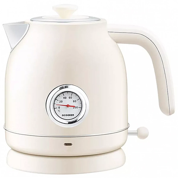 Чайник Xiaomi Ocooker Ретро с датчиком температуры белый (QS-1701 / CS-SH01)