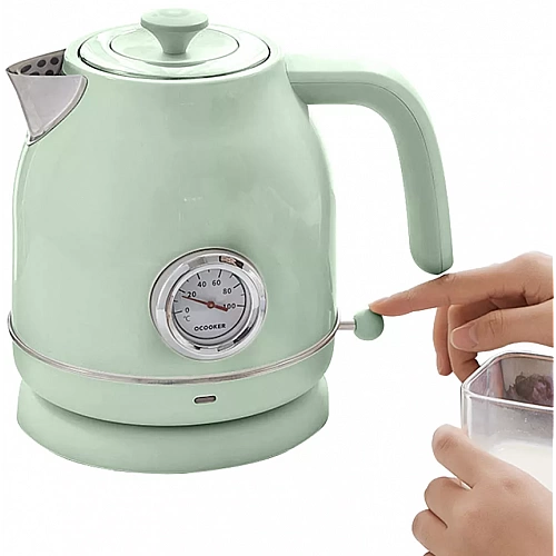 Чайник Xiaomi Ocooker Ретро с датчиком температуры зеленый (QS-1701 / CS-SH01)