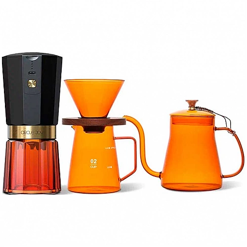 Кофейный набор Xiaomi Circle Joy Amber Coffee Maker Set (CJ-CF09) Black-Amber