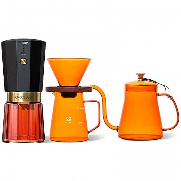 Кофейный набор Xiaomi Circle Joy Amber Coffee Maker Set (CJ-CF09) Black-Amber
