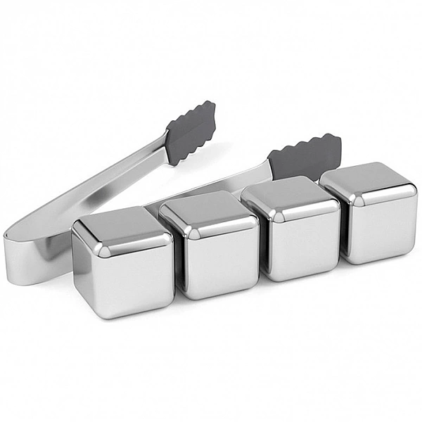Охлаждающие камни для напитков Xiaomi Circle Joy Stainless Steel Ice Cubes (CJ-BK03) 4 шт