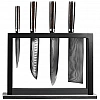 Набор ножей из дамасской стали Xiaomi Huo Hou Set of 5 Damascus Knife Sets (4 ножа + подставка) (HU0073)