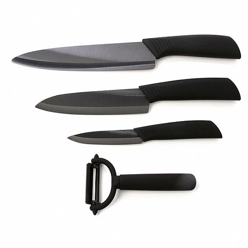 Набор ножей Xiaomi Huo Hou Nano Ceramic Knife 4 шт. (HU0010) Black