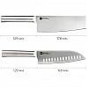 Набор ножей Xiaomi HuoHou Stainless steel kitchen Knife set HU0095