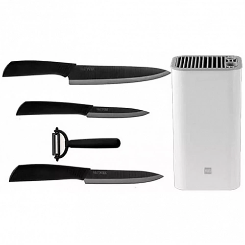 Набор ножей Xiaomi Huo Hou Nano Ceramic Knife 5in1 (с подставкой)