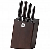 Набор ножей Xiaomi Huo Hou Fire Waiting Steel Knife Set с подставкой (4 шт) HU0033