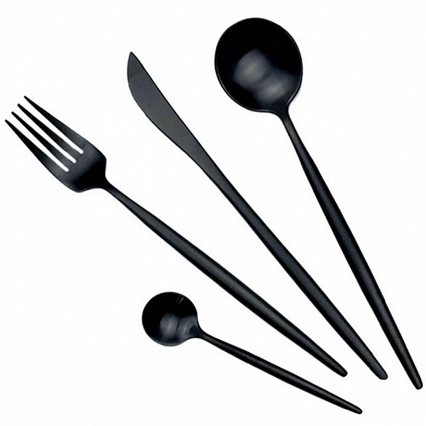 Набор столовых приборов Xiaomi Maison Maxx Stainless Steel Cutlery Set (Black)