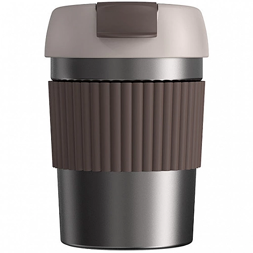 Термокружка Xiaomi KKF Rainbow Vacuum bottle 360ml brown silver (S-U35C)